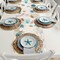 13x72” Blue Beach Table Runner – Tropical Coastal Seashell Nautical Decor